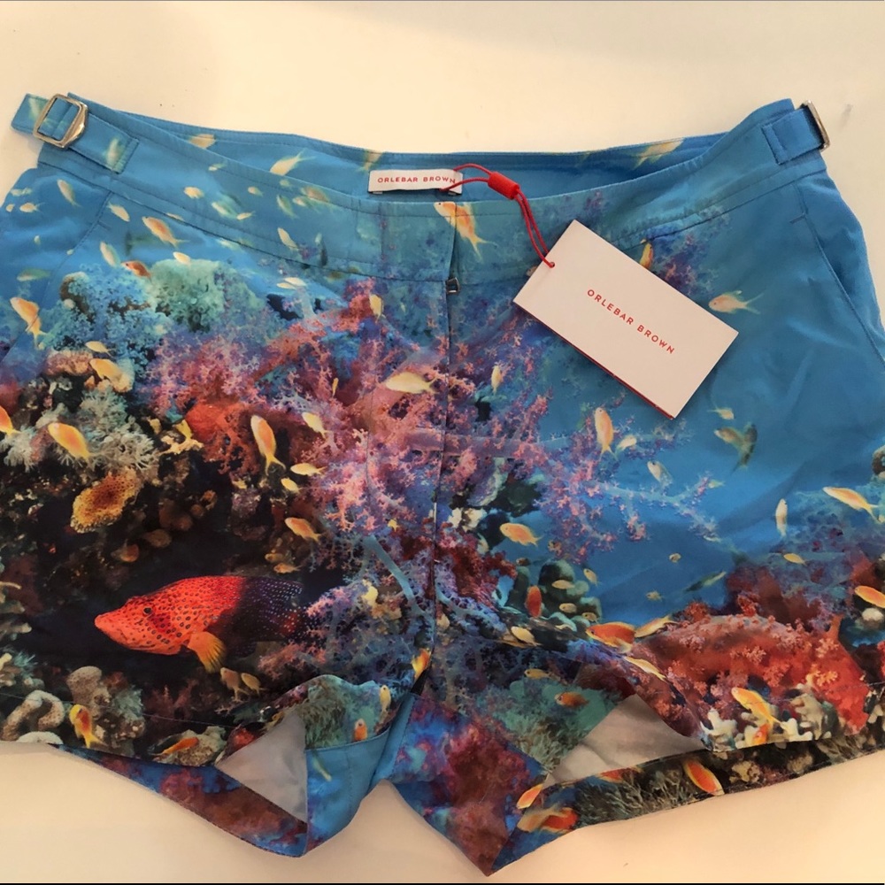 Orlebar Brown women’s board shorts (never worn)